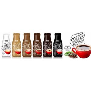 เครื่องดื่มลาเต้กาแฟ บรรจุขวดแก้ว 280 มล. พรีเมียม พร้อมดื่ม ยี่ห้อ VINUT สำหรับผู้ค้าส่ง ผู้นำเข้า และธุรกิจโฮเรก้า - Product Image 2