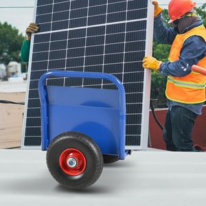 Carrello per Pannelli Super Resistente da 450 kg per Tutti i Terreni con Pneumatici in Gomma Piena da 10 Pollici e Due Comode Maniglie - Product Image 1