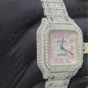 Pass <b>Diamond</b> Tester Square Hip Hop Iced 16mm Automatic Jewelry <b>Watch</b> Luxury Stainless Steel Mechanical Buss VVS Moissanite - Product Image 4