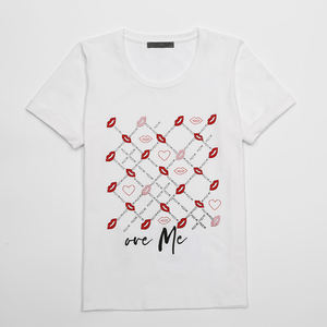 เสื้อยืดเจอร์ซีย์ OEM 2026 ขนาดสั่งทำพิเศษ 250 กรัม ลายพิมพ์ลำลอง ระบายอากาศได้ดี รับสั่งทำไซส์พิเศษ เสื้อยืดผู้หญิงสั่งทำได้ - Product Image 2
