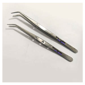Pinza Meriam para Algodón y Material Quirúrgico, Instrumento Quirúrgico Dental de Acero Inoxidable con Dientes Serrados - Product Image 1