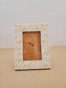 Handmade Resin Inlay Vertical Photo <b>Frame</b> Vintage <b>Square</b> Rustic Tabletop Display for Anniversary Gift - Product Image 4