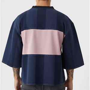 Camiseta de Hombre 2026, Oversize, Corte Holgado, Cuello en V, Personalizada con Logotipo Impreso Digitalmente, 100% Algodón Ecológico, Estilo Urbano - Product Image 6