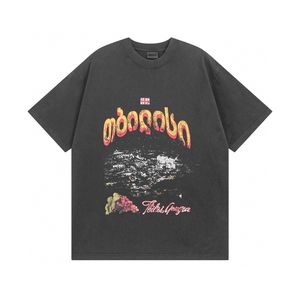 Custom Heavyweight Cotton T-<b>Shirt</b> for <b>Men</b> Oversized Vintage Boxy Fit Cropped <b>Shirt</b> Screen Print Graphic Solid Pattern Knitted - Product Image 6