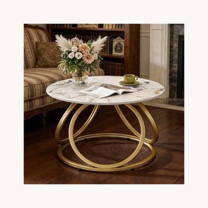 Modern Luxury Marble And Metal <b>Coffee</b> <b>Table</b> Stylish Customized New Arrival Elegant Designer Furniture <b>Coffee</b> <b>Table</b> - Product Image 3