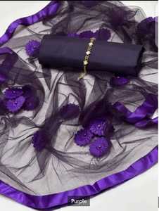 Dupatta Rosa Bordada con Colgante de Moneda Dorada, Estilo Tradicional para Bodas de Mujeres en India y Pakistán - Product Image 4