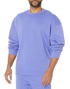 Wholesale price Stylish Long Sleeve Round Neck Shoulder Slope Solid Color Comfortable Plus Size Men's Sweatshirt From Bangladesh - Product Image 1