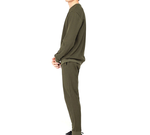 Conjuntos Deportivos de Invierno para Hombre, Ropa Deportiva Urbana, de Secado Rápido, Transpirable, de Alta Calidad, 2 Piezas, Logotipo Personalizado OEM de Fábrica - Product Image 5