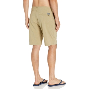 Shorts décontractés pour hommes sur mesure, couleur unie, taille mi-haute, en coton respirant, avec cordon de serrage, personnalisables, en vente - Product Image 3