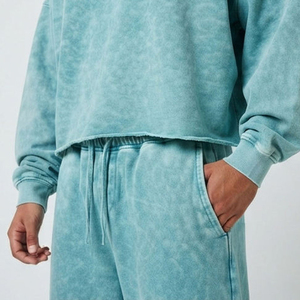 Ensemble de survêtement tendance : Hoodie oversize à manches longues, coupe ample, épaules tombantes, cordon de serrage à la taille et pantalon large - Product Image 6