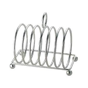 Al separar las rebanadas verticalmente, el soporte metálico para tostadas garantiza que sus tostadas perfectamente tostadas se mantengan crujientes de punta a punta. - Product Image 5