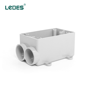 Ledes IP65 Étanche Single Gang Box Extérieur Électrique Mur Outlet Box Square Switch Box Pour L'électronique - Product Image 5