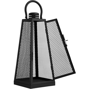 Farol de Metal Dorado Rústico, Decoración de Interior para el Hogar, Farol de Hierro para Velas de Mesa, Diseño Moderno Navideño, Personalizado - Product Image 5