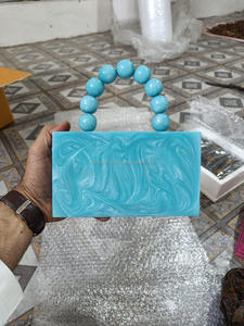 Handcrafted Luxury Resin Acrylic Clutches for Women Wholesale Women Clutches for Evenings Weddings & Parties - Product Image 2
