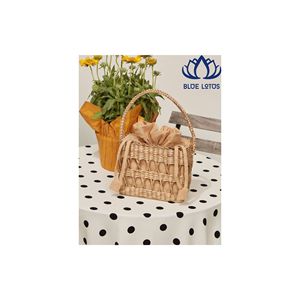 Bolso de Ratán de Alta Calidad, MÁS VENDIDO |   Bolso de Mano de Mimbre Tejido a Mano Sostenible para la Playa - Product Image 1