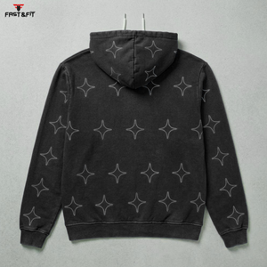 เสื้อฮู้ดดี้ผ้าฝ้ายแท้ 100% ประดับเพชรเทียม สไตล์ลำลองสำหรับฤดูหนาว น้ำหนักเบา รับทำโลโก้ตามสั่ง มีทุกขนาด ราคาโรงงาน - Product Image 2