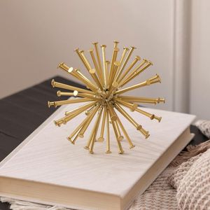 Objets décoratifs métalliques abstraits modernes, sculptures conçues pour les thèmes de design d'intérieur contemporains - Product Image 2