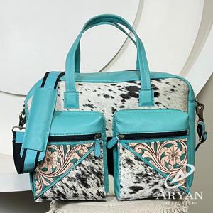 Bolsa de Pañales para Bebé de Cuero Genuino con Múltiples Bolsillos, Marca March Expo, Bolsa de Viaje de Gran Capacidad, Tipo Bandolera, de Cuero Vacuno - Product Image 1