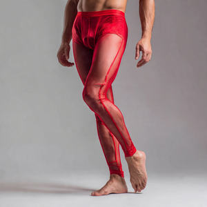 Leggings Transparentes 100% Poliéster para Hombre, Pantalones de Malla Transpirable de Secado Rápido, Ropa de Playa para Verano - Product Image 3