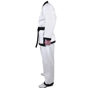 Nouvelle conception 2026 – Uniformes de karaté 100 % coton respirant de haute qualité avec logo personnalisé sur le devant pour hommes adultes – Prix de gros - Product Image 3