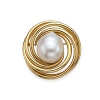 Broche de revers personnalisée en laiton de luxe avec logo floral émaillé pour femmes