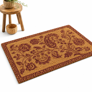 Alfombra Antideslizante Lavable de Fibra de Coco Gomaizada con Diseño Jacquard para Interiores y Exteriores, Venta al Por Mayor - Product Image 2