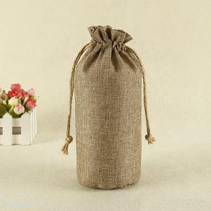 Handmade Jute Bread <b>Bag</b> with Drawstring Closure Reusable Food Storage <b>Bag</b> - Product Image 6