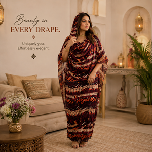 Sudanese Toub 100% Cotton Voile Digital Printed <b>Fabric</b> | MultiColor Ethnic Pattern Soft Breathable Material for Traditional Wear - Product Image 3
