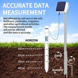 RS485 4G Niedrigstrom-Rohrförmiger Bodenfeuchtedetektor Integrierter Temperatur- und Feuchtigkeits-Mehrschicht-Bodensensor - Product Image 2