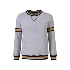 Sweat-shirt à col rond gris chiné personnalisé de l'État de l'Alabama pour les acheteurs de vêtements en gros avec options de marque privée pour la vente au détail - Product Image 1