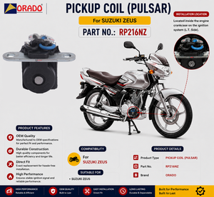 Bobina de encendido Suzuki Zeus de calidad de exportación para repuestos de motocicletas en India, Orado. - Product Image 5