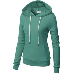 Durable Comfortable Regular Fit Women's <b>Hoodie</b> Custom Size & Color Woven ODM Front Design Formal Hoodies for Adults - Product Image 4