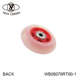 YEOU CHERNG Kids Scooter PU <b>Wheels</b> WB08076RT90-1 Red Pink Lightweight Outdoor Use - Product Image 1