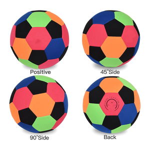 <b>Kids</b> Youth Size 4 <b>Soft</b> Indoor Soccer Ball High Grip Real Bounce Quiet <b>Play</b> Durable Foam Padded Breathable Lightweight Classic - Product Image 5
