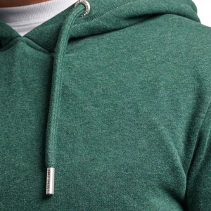 Sudadera con capucha de forro polar grueso de ajuste regular para hombre, de poliéster/algodón, tallas grandes, personalizada, en blanco, de secado rápido, para venta al por mayor. - Product Image 6