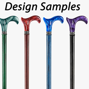 ไม้เท้าทำมือรักษ์โลกพร้อมด้ามจับเรซิ่นคุณภาพสูง ออกแบบตามสั่งสำหรับใช้ภายใน/ภายนอกอาคาร - Product Image 6