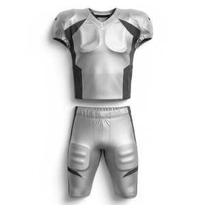Tenues de football américain personnalisées en sublimation, anti-friction, séchage rapide, haute résistance, pour entraînement, ensembles de maillots de qualité supérieure. - Product Image 2