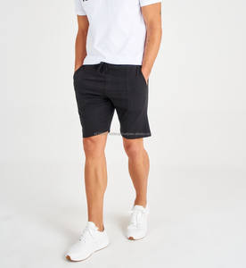 2024 short de couleur unie personnalisé de haute qualité logo grande taille shorts de sport pour hommes partout prix de gros de haute qualité - Product Image 2