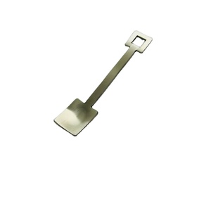 Cuillère doseuse en or avec manche long et motif gaufré pour la résine de Shilajit - Product Image 6