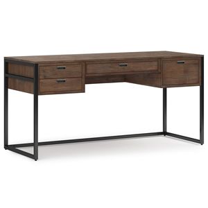 Richmond rustico naturale invecchiato marrone scrivania elegante e vecchio stile - Product Image 1