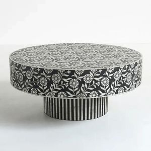 Meubles en os incrustés pour la maison et la cuisine : Commodes élégantes, tabourets pour le salon, la salle à manger, la chambre et les hôtels en Inde - Product Image 3