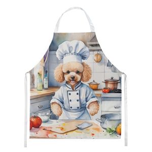 Unisex Large Multicolor Poodle the Chef <b>Apron</b> for <b>Cooking</b> Baking Gardening for Adult Women and <b>Men</b> - Product Image 1
