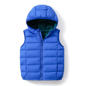 Hooded Puffer <b>Vest</b> <b>Men</b> Warm Soft Quilted Sleeveless Jacket Daily Wear Casual Padded Bodywarmer - Product Image 3