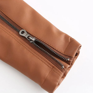 Nueva Llegada, Chaqueta de Cuero Personalizada para Mujer, Chaqueta de Cuero Transpirable a Bajo Precio - Product Image 5