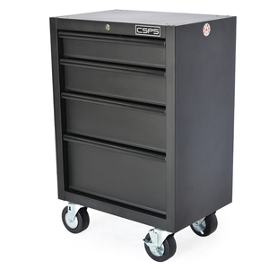 Gabinete de Almacenamiento de Herramientas Rodante de 61 cm con 10 Cajones, Compatible con OEM y ODM, Acero con Recubrimiento en Polvo, Negro Mate, Nuevo Juego de Herramientas de Primera Calidad - Product Image 5