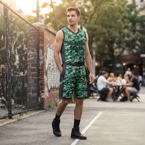 Uniforme de Baloncesto Moderno Unisex con Logotipo Personalizado, Conjunto Ligero para Equipo, Nuevas Llegadas, Totalmente Personalizado, 100% Poliéster - Product Image 5