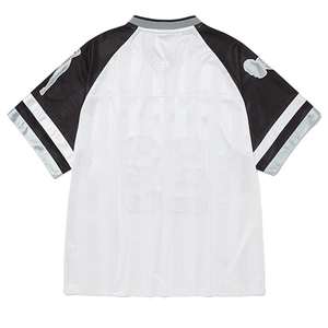 Camiseta de Fútbol Americano Extra Grande Personalizada, Estilo Urbano, Hip Hop Retro, Cuello en V, Estampada, para Hombre, Ropa de Equipo, Secado Rápido - Product Image 2