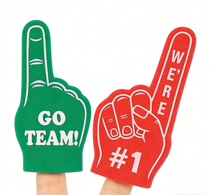 Dito in Schiuma Personalizzato Indimenticabile, Divertente, Meraviglioso, di Alta Qualità, Perfetto, a Forma di Mano, Confortevole, per Basket e Multi-Evento - Product Image 2