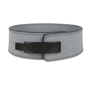 Unisex Adjustable Purple Cowhide Non-Slip Professional Protection Waist Support Belt Buckle Closure Weight Lifting Strength Fit - Product Image 3