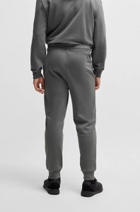 Mens Essentials <b>Slate</b> Grey Monochrome Casual Tracksuit Premium Two-Piece Minimalist Eco-Friendly Lightweight Pullover - Product Image 3